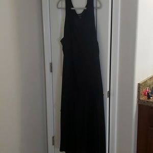 Black tea length blouse